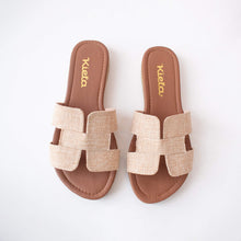 Cargar imagen en el visor de la galería, Sandalias para mujer en textura yute